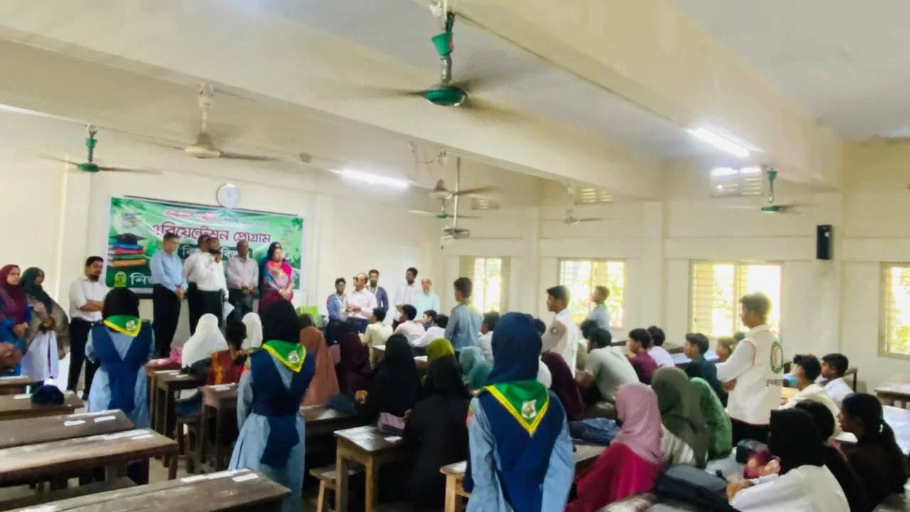 নিজামপুর সরকারি কলেজে ২০২৬–২৭ শিক্ষাবর্ষের নবীন শিক্ষার্থীদের নিয়ে আয়োজিত হলো এক প্রাণবন্ত অরিয়েন্টেশন প্রোগ্রাম।